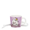 Muminmugg mini 3 cm Förälskade lila