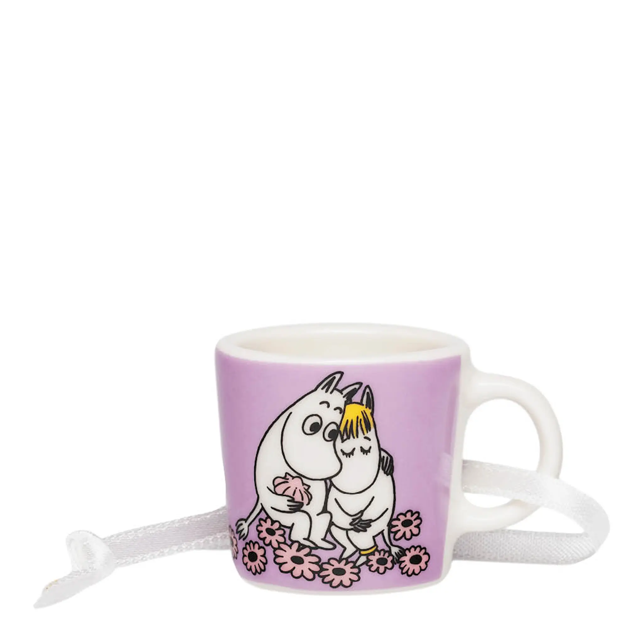 Moomin Arabia Muminmugg mini 3 cm Förälskade lila