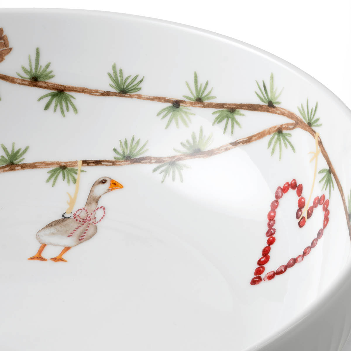 Kähler Hammershøi Christmas Skål 30 cm Vit