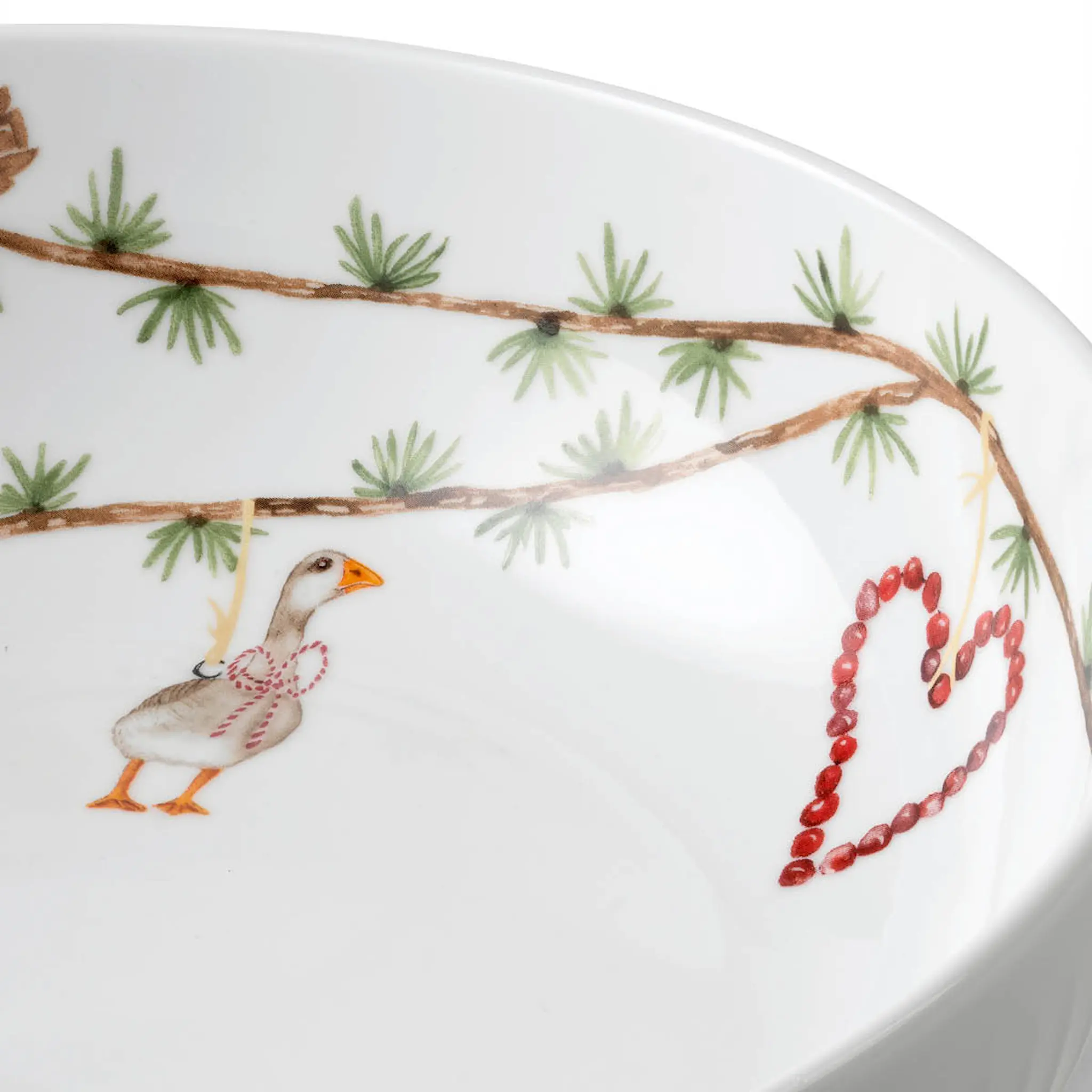 Kähler Hammershøi Christmas Skål 30 cm Vit