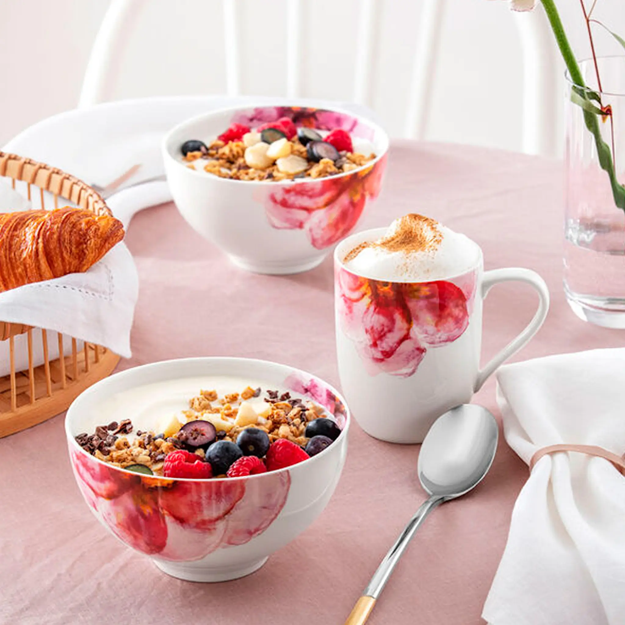 Villeroy & Boch Rose Garden Skål 14 cm Vit