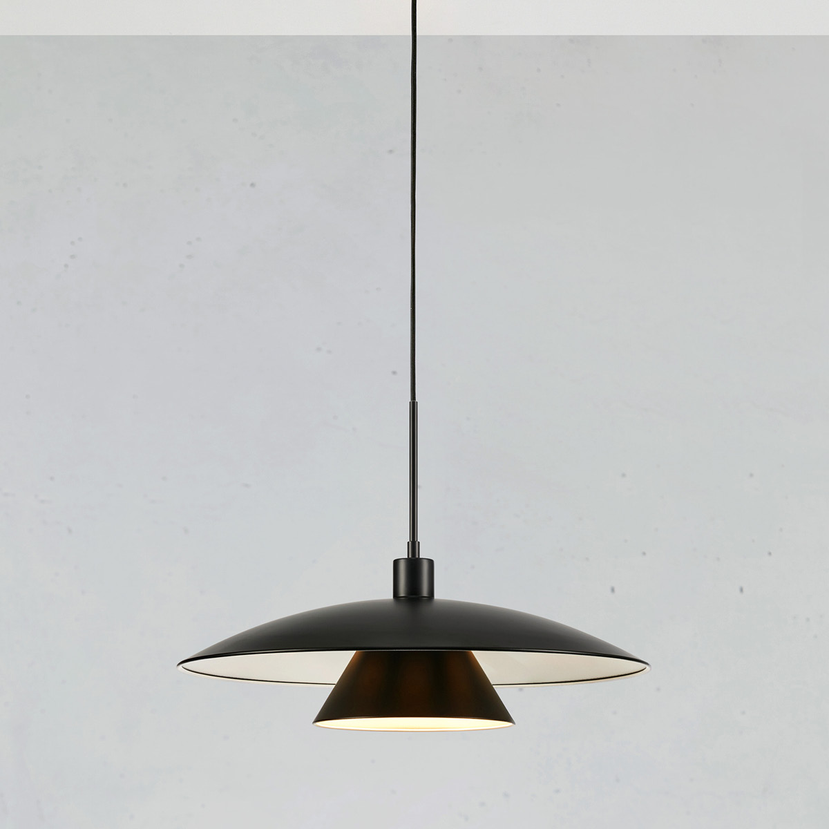 Markslöjd Millinge taklampa 50 cm svart matt