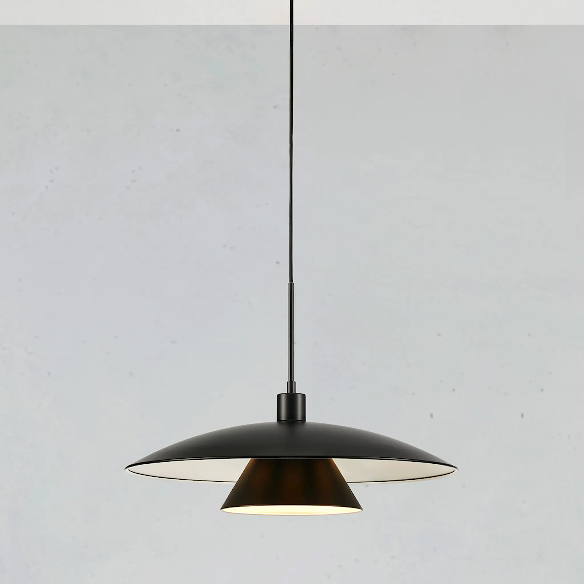 Markslöjd Millinge taklampa 50 cm svart matt