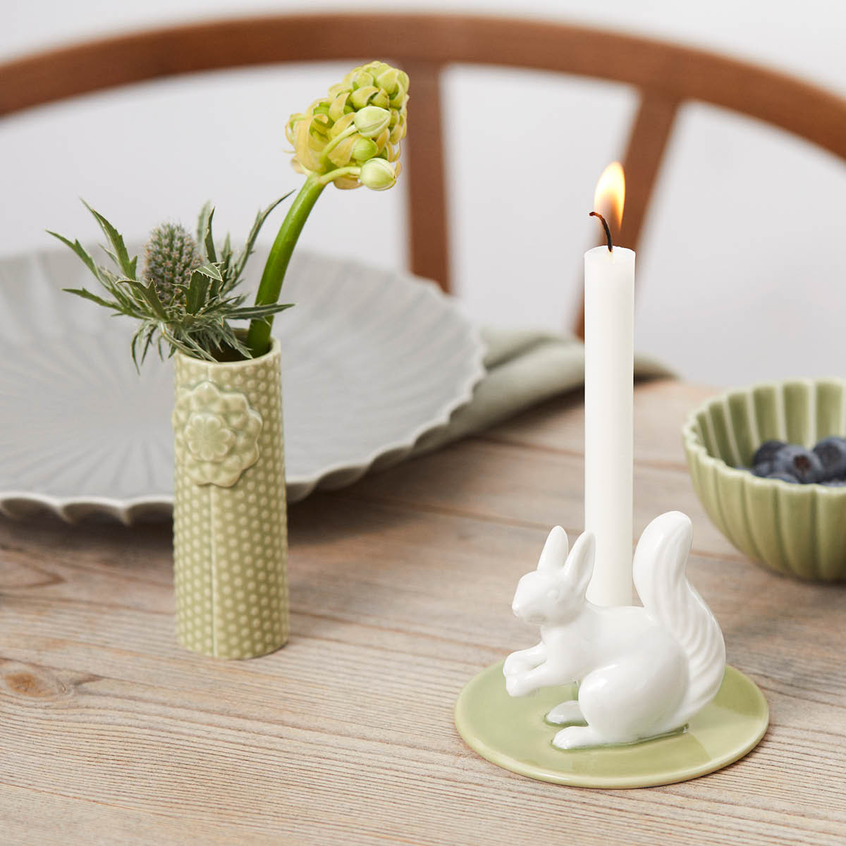 Dottir Pipanella Dot vase 9 cm wasabi