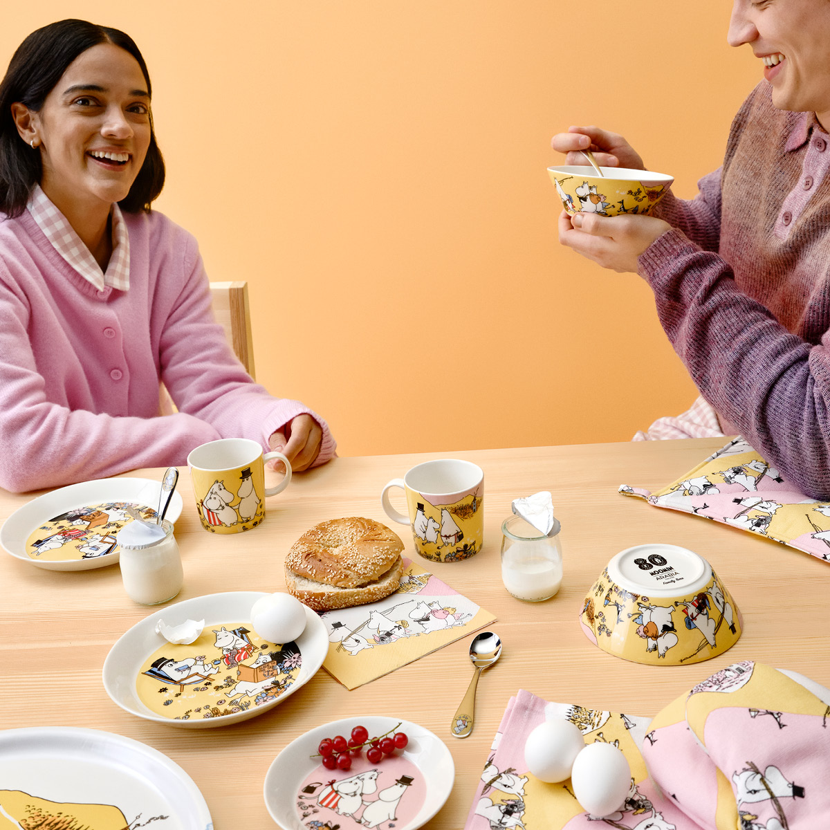 Moomin Arabia Muminmugg 30 cl Familjemys 80 år