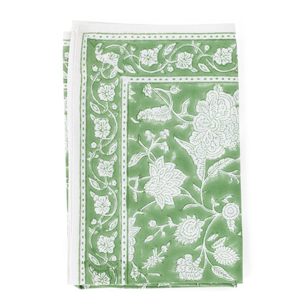 Indian Rose kökshandduk 50x70 cm 2-pack green tea