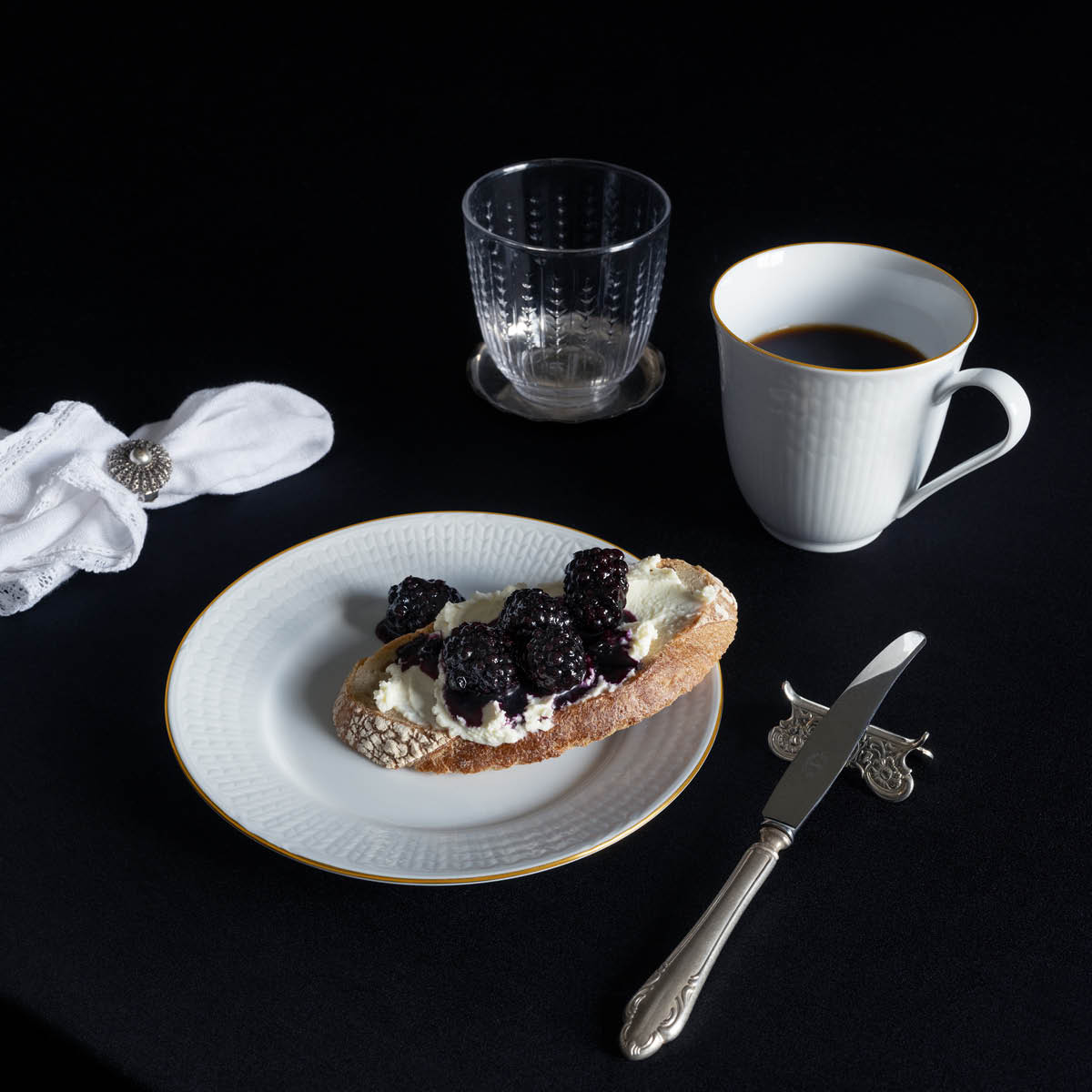 Rörstrand Swedish Grace Gala tallerken 17 cm hvit