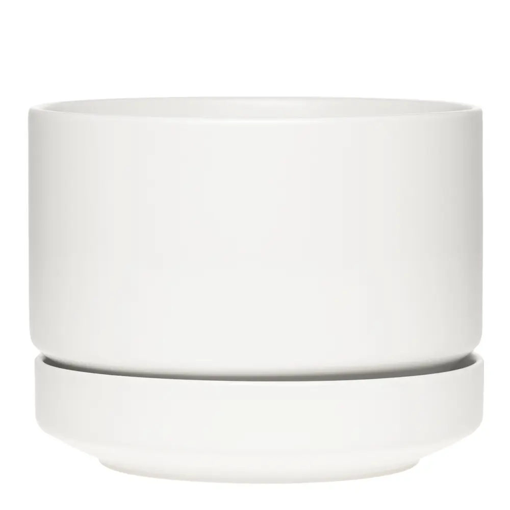 Kukkaruukku SN 19 cm Matta valkoinen