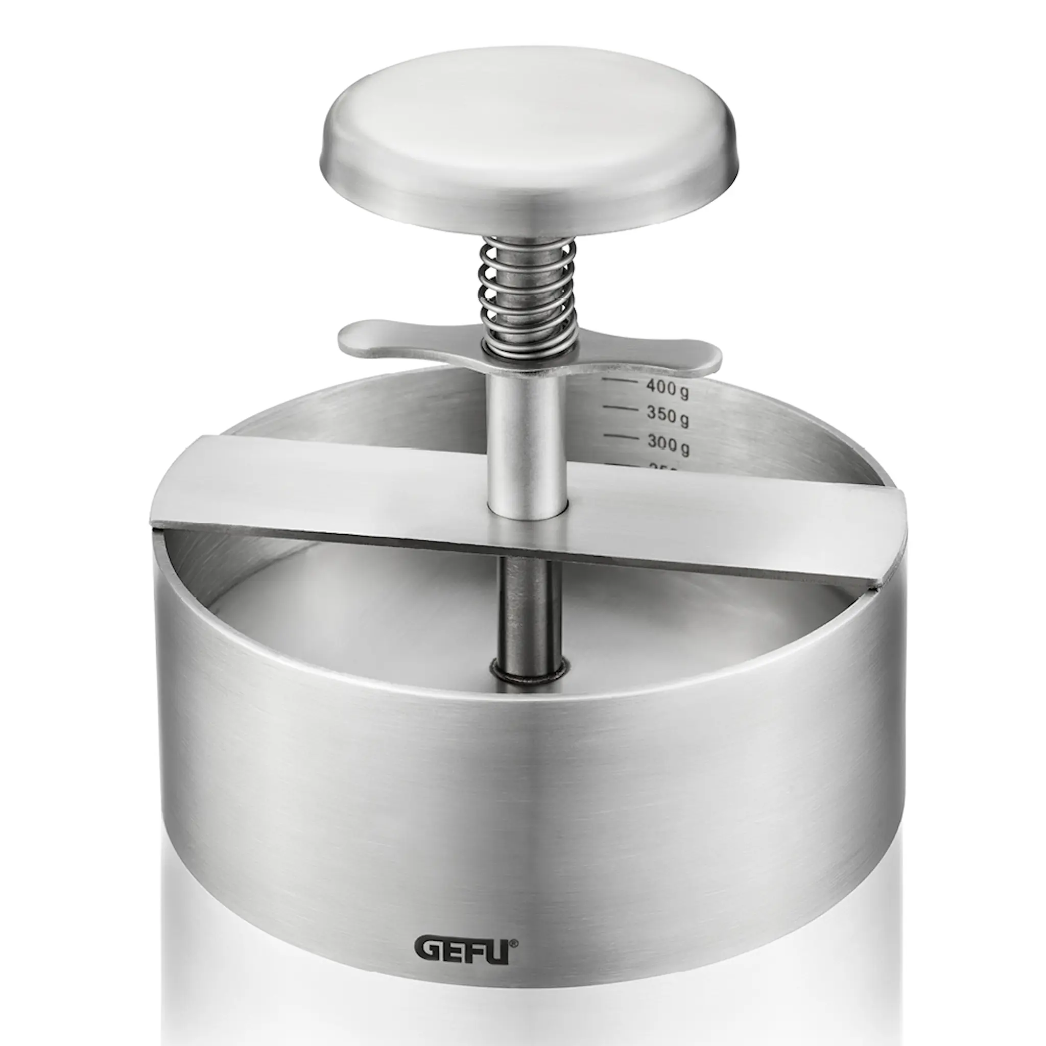 Gefu Patti hamburgerpress 11,5 cm stål