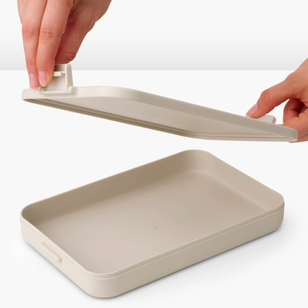 Brabantia Make & Take matlåda platt 1,1 L soft beige