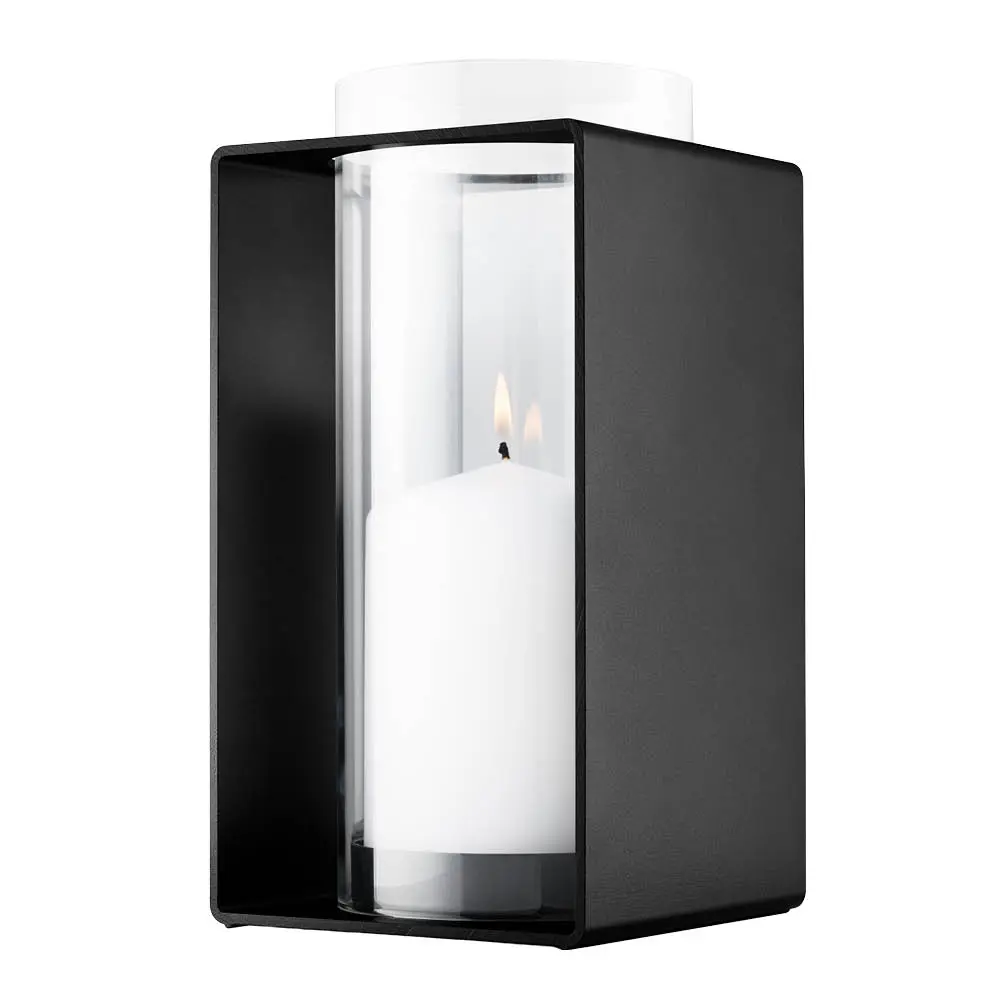 Glow lyslykt 23,5 cm svart