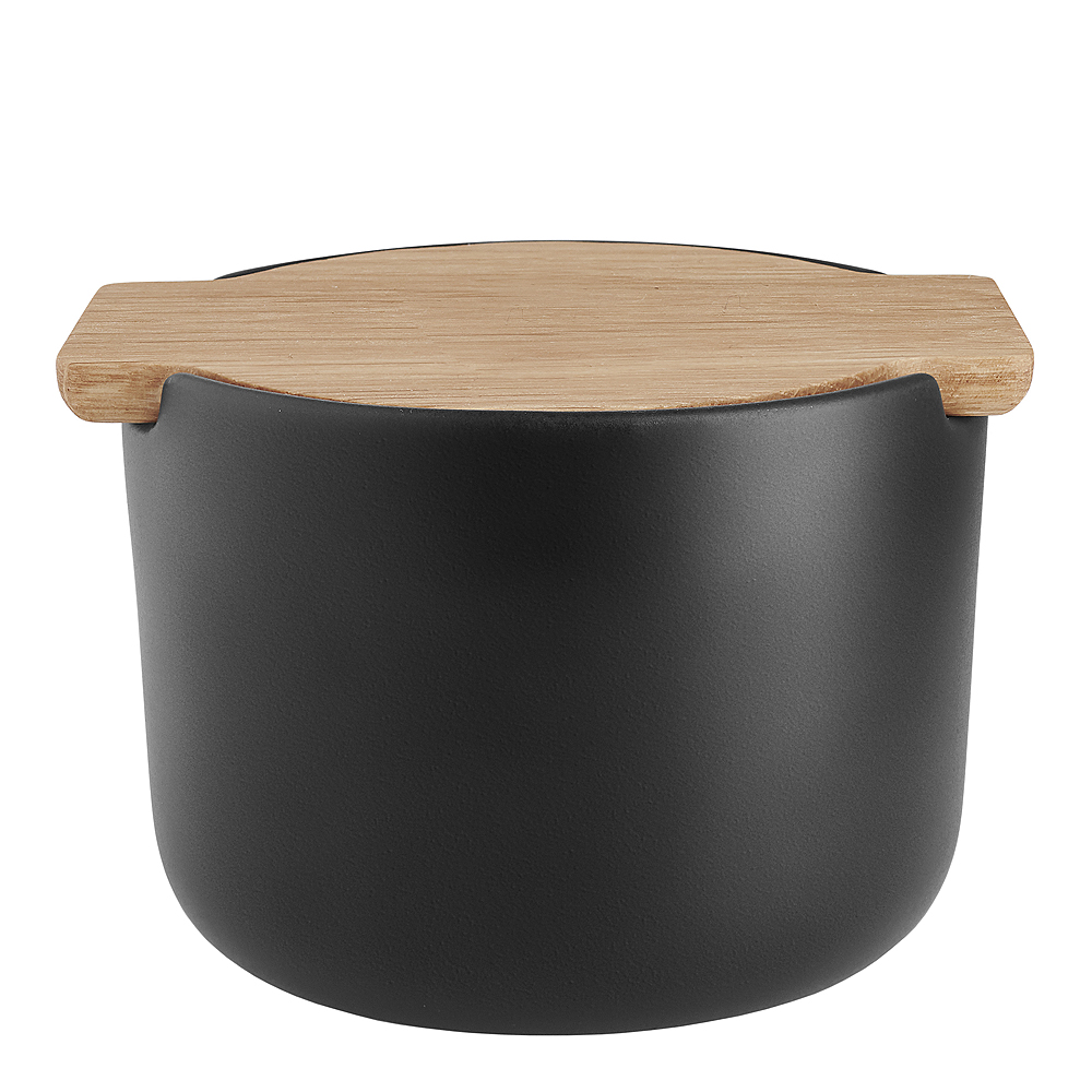 Eva Solo - Nordic Kitchen Suolapurkki kannella Musta