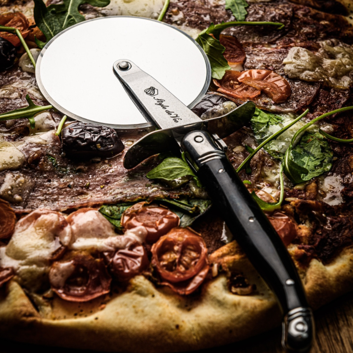 Laguiole Style de Vie Pizzaskjærer svart