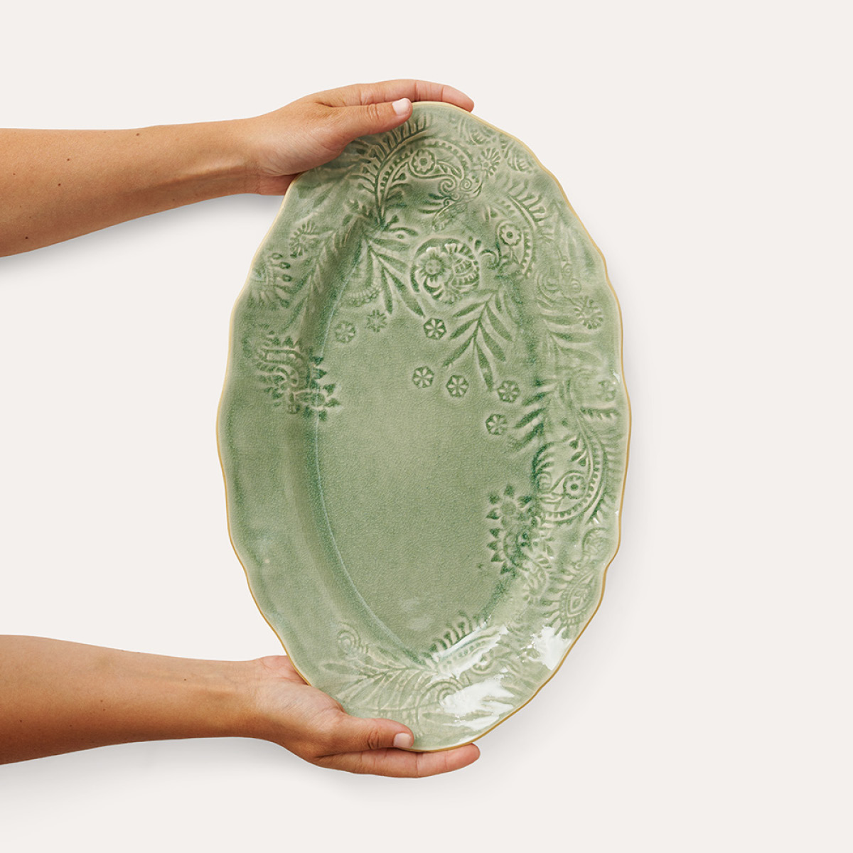 Sthål Arabesque Tarjoilulautanen 40x25 cm Antique