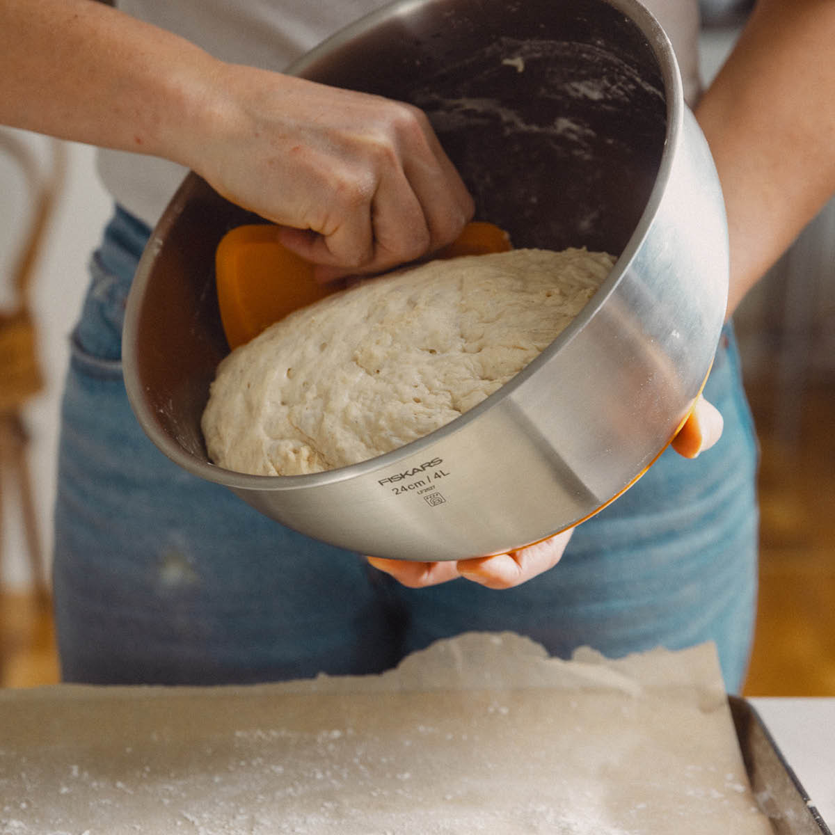 Fiskars Functional Form bakebolle 4L rustfritt stål