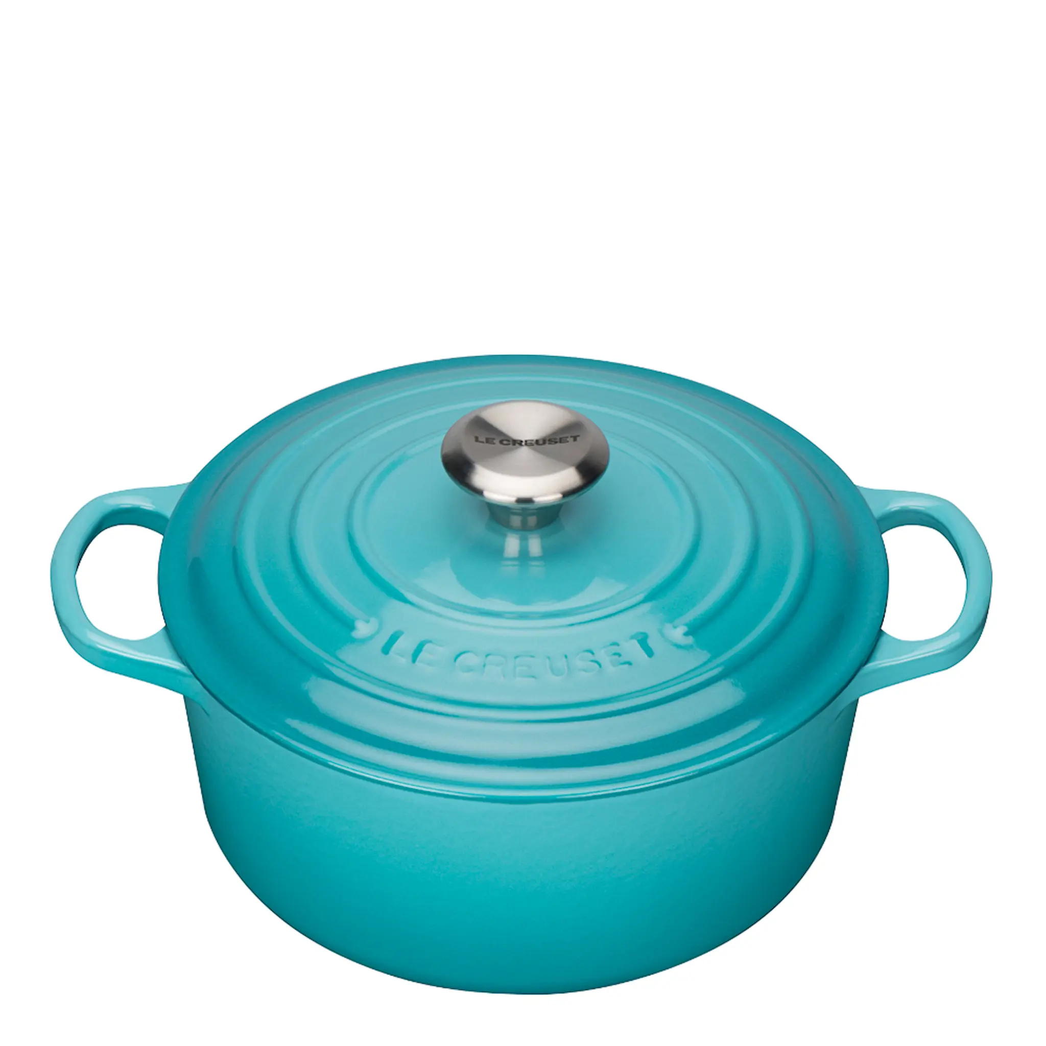 Le Creuset Signature Gjutjärnsgryta rund 24 cm 4,2 L Caribbean