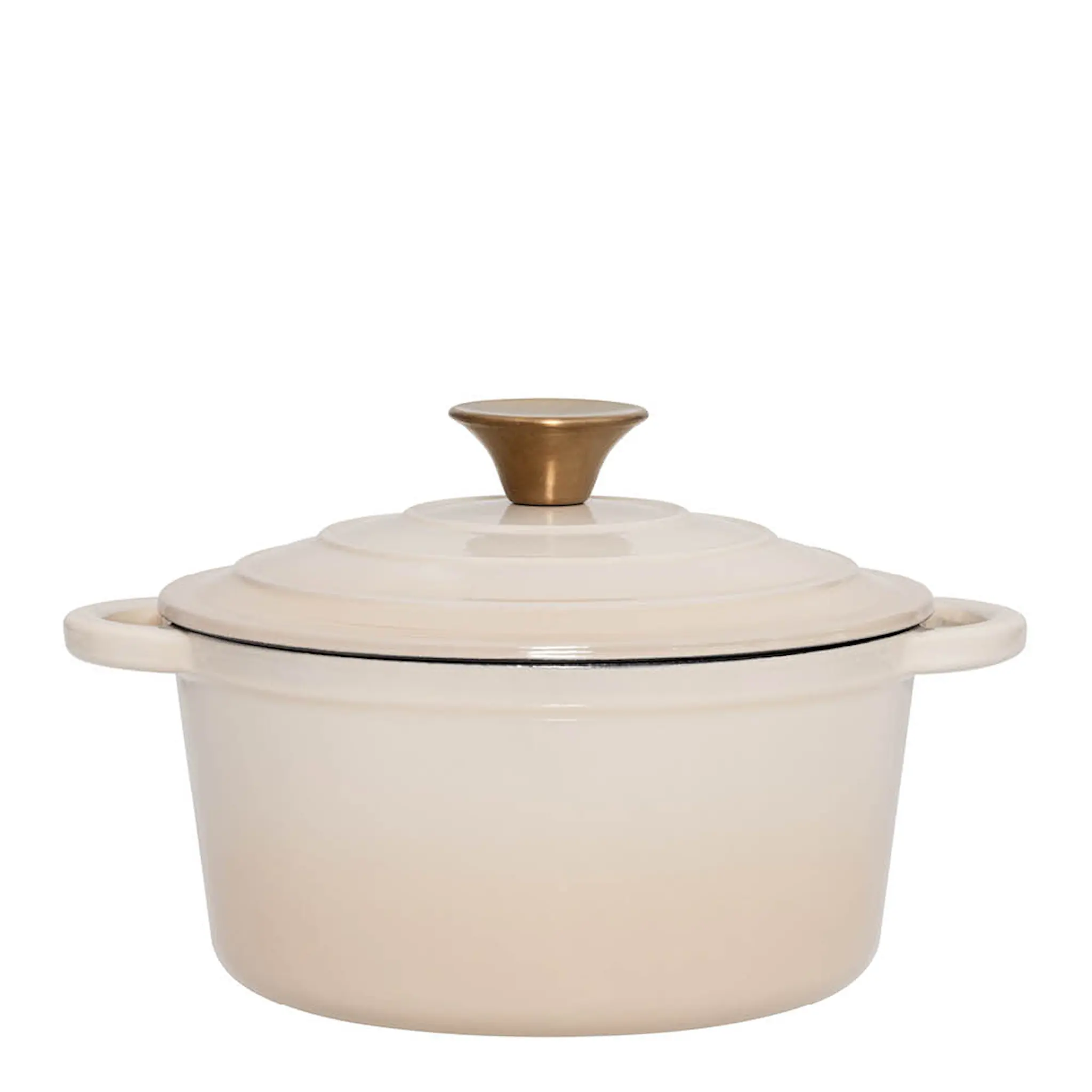 Maku Kitchen Life Støpejernsgryte 2L 20 cm beige