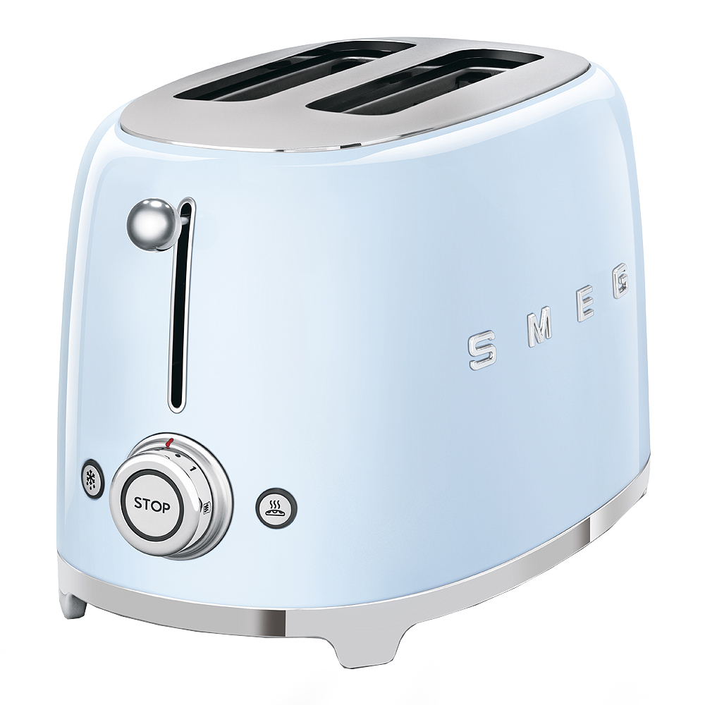 Smeg Brødrister TSF01 2 skiver pastellblå