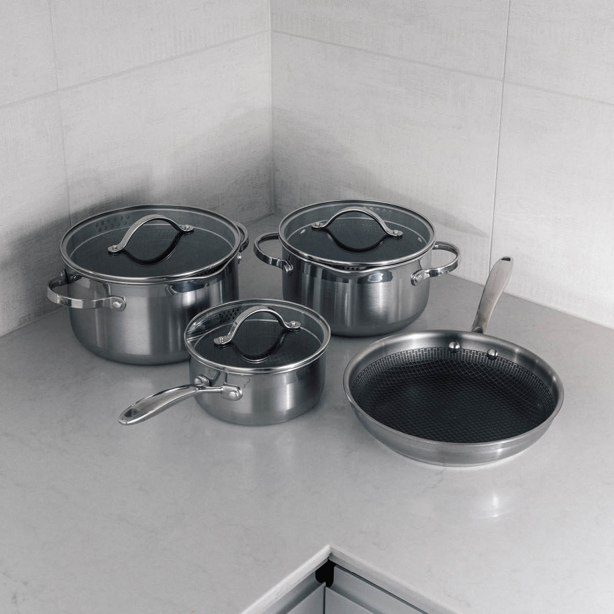 Sabor Optimal gryta med beläggning 3 L blank