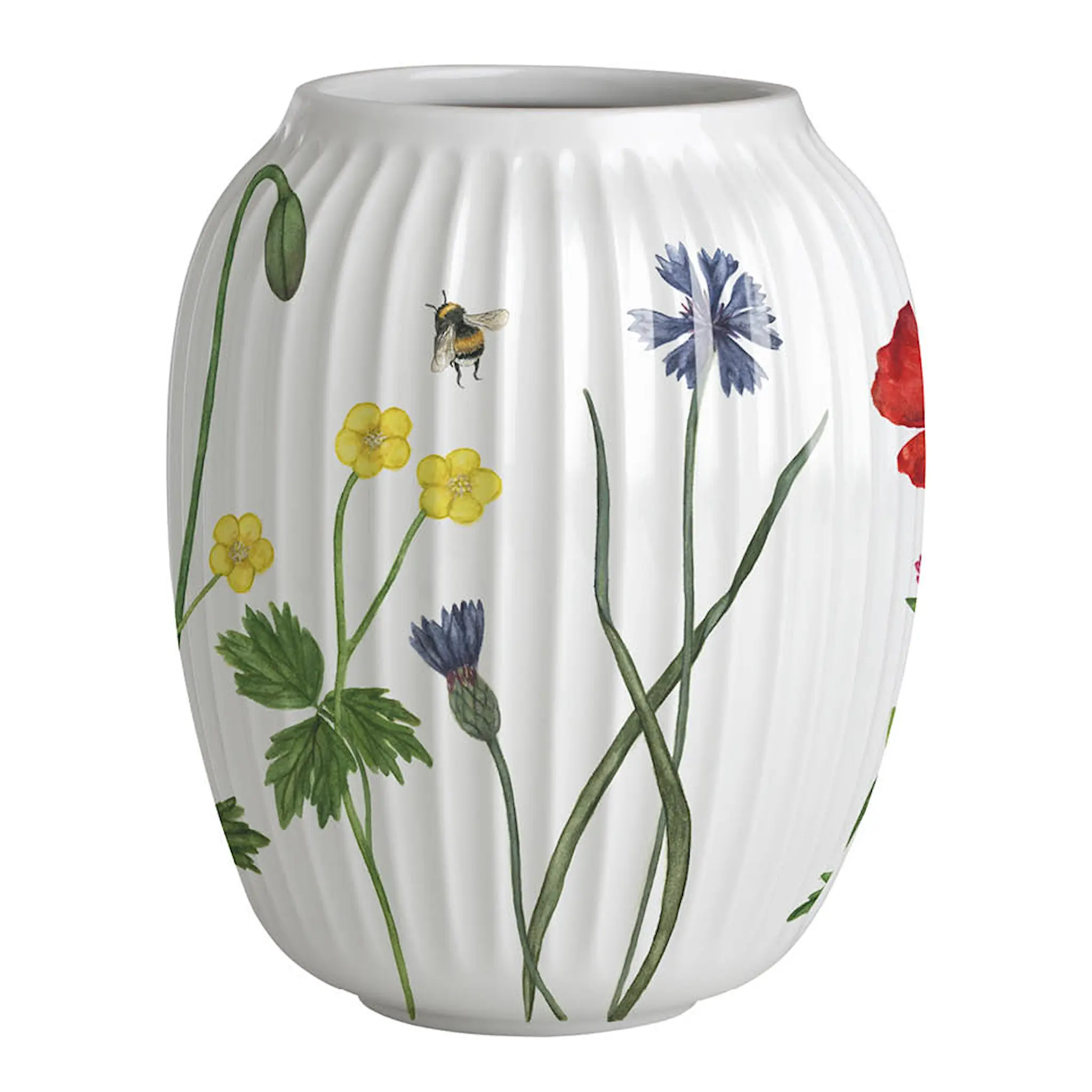 Kähler Hammershøi Summer vas 21 cm wild flowers