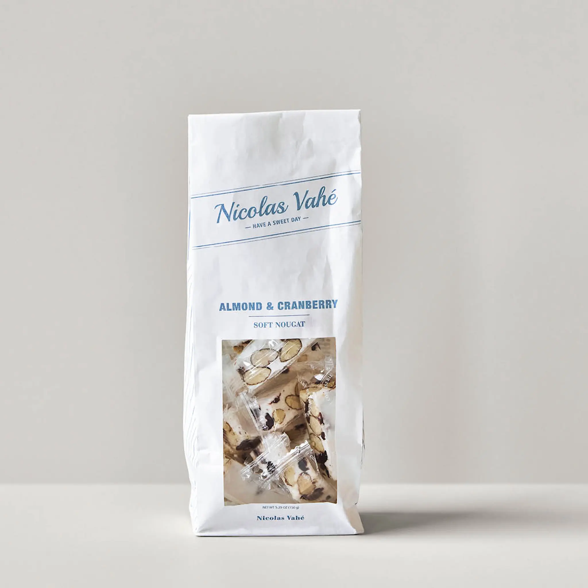 Nicolas Vahé Soft Nougat 150 g Almond & Cranberries