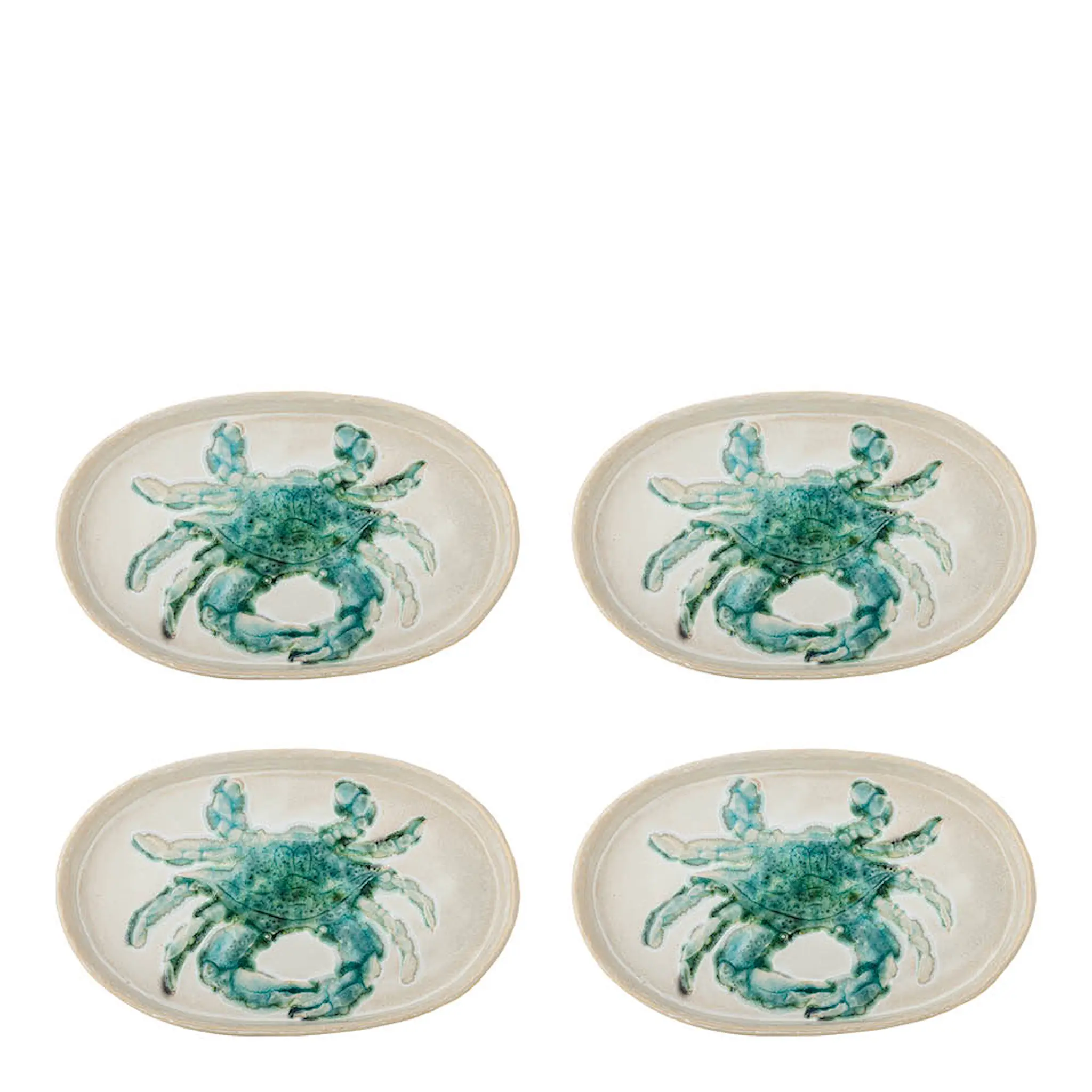 Creative Collection Hadden tallrik 27 cm 4-pack grön