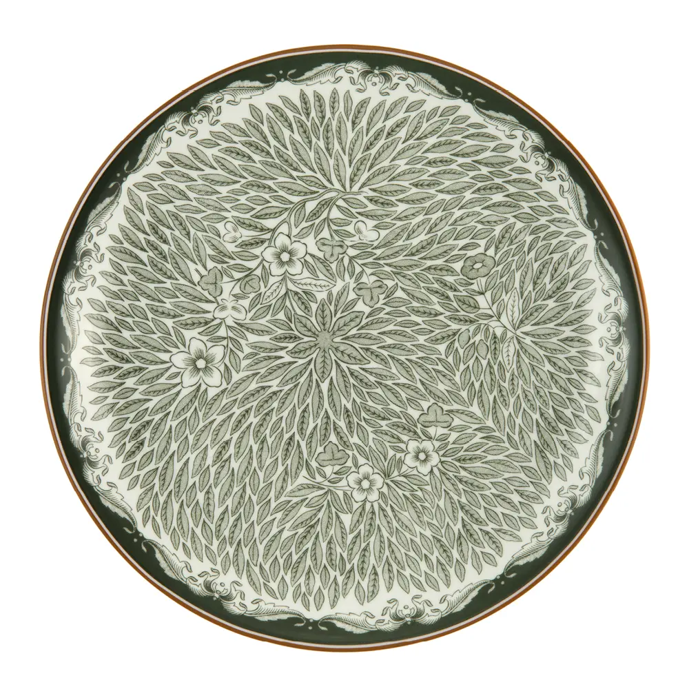 Ostindia Floris tallerken 20 cm grønn