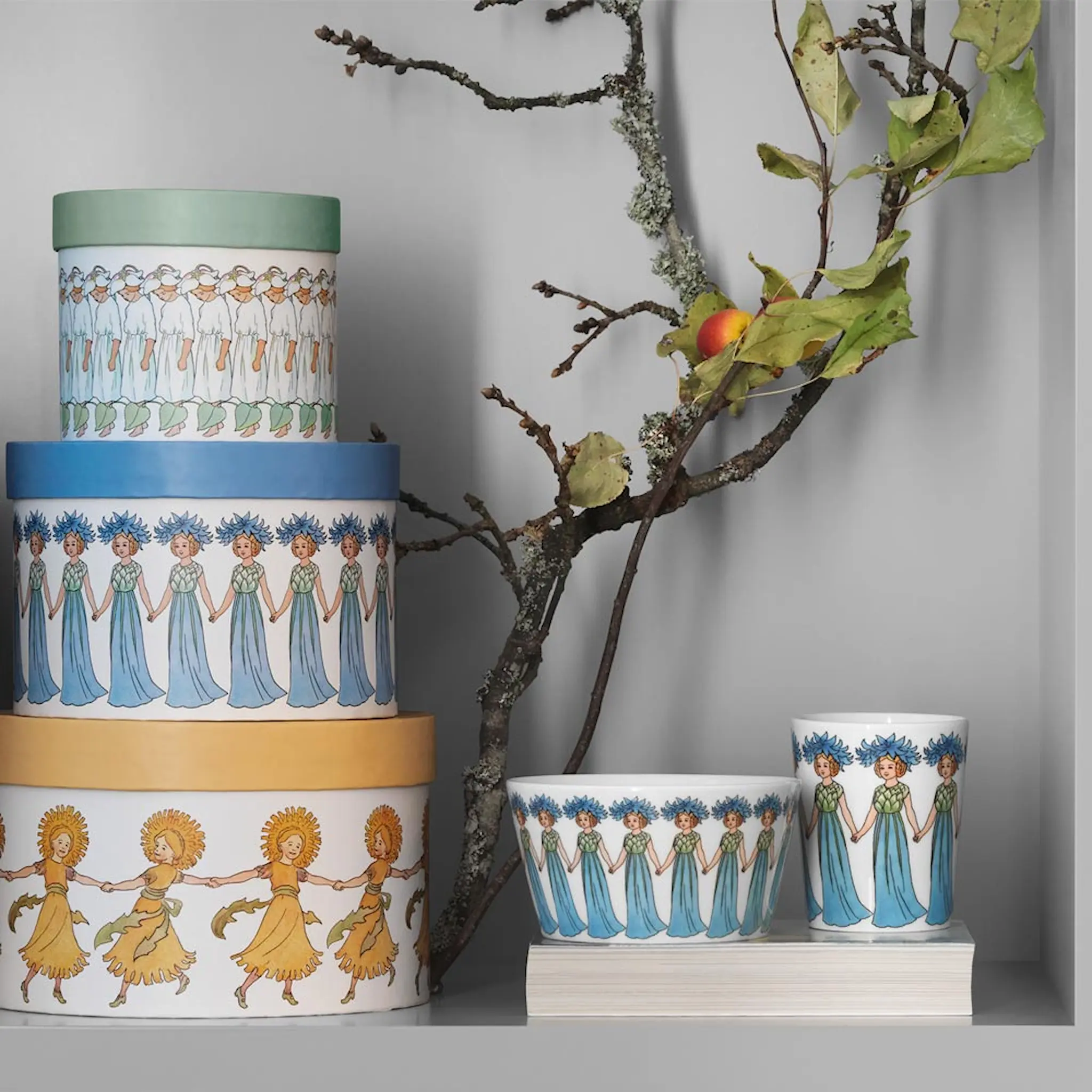 Design House Stockholm Elsa Beskow Skål 50 cl Blåklint