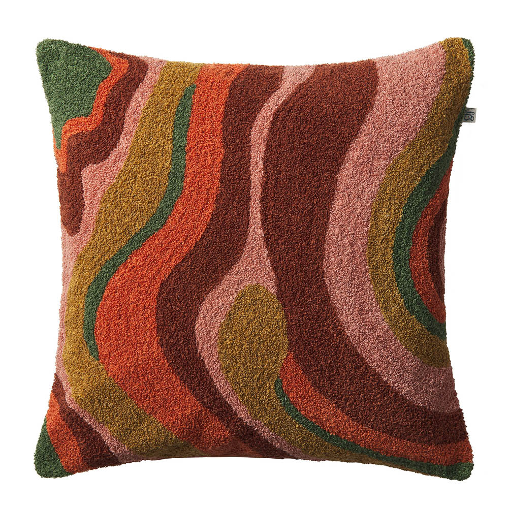 Chhatwal & Jonsson Sagar putetrekk lin/bomull 50x50 cm Multi/Apricot Orange/Rose