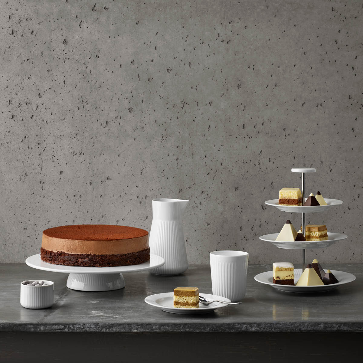 Eva Trio Eva Trio Legio Nova Tårtfat Vit