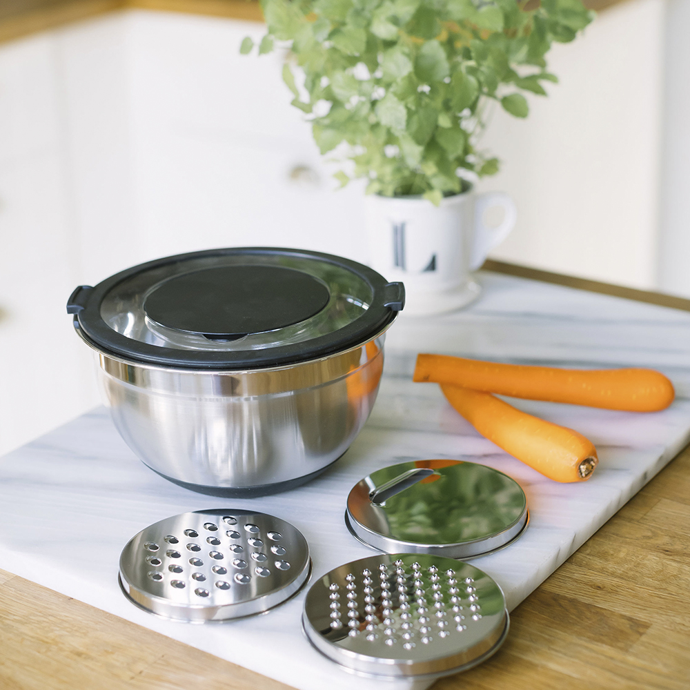 Dorre Betje Bunke med Lock 3 Rivjärn 3 L Rostfri