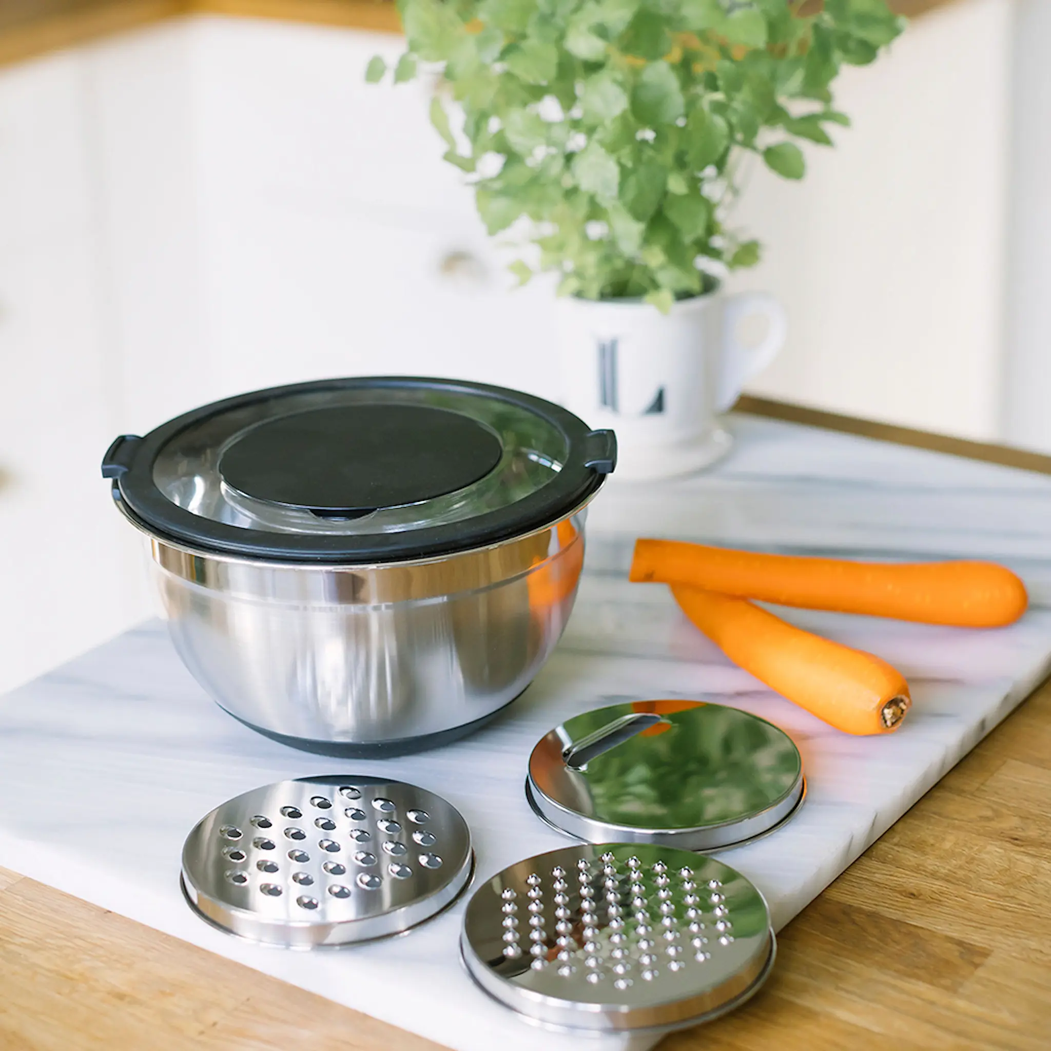 Dorre Betje Bunke med Lock 3 Rivjärn 3 L Rostfri