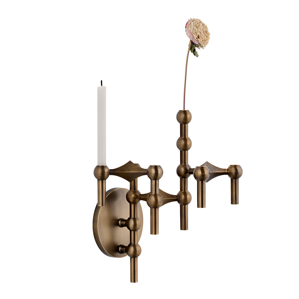 Stoff Nagel Veggoppheng 14,5 cm bronzed brass