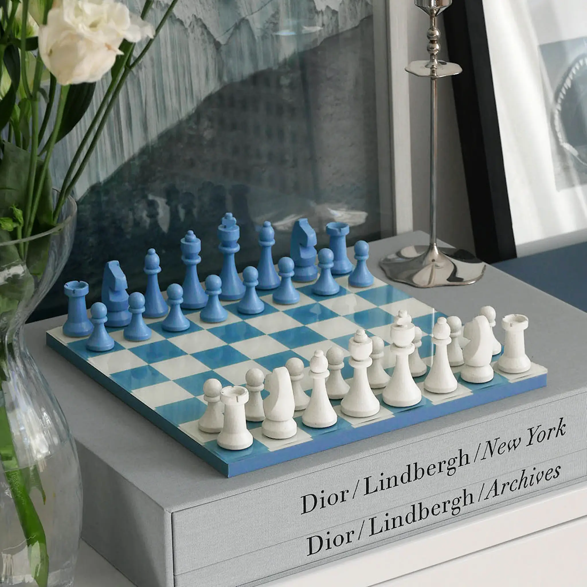 Printworks Classic Shakkipeli Dusty blue