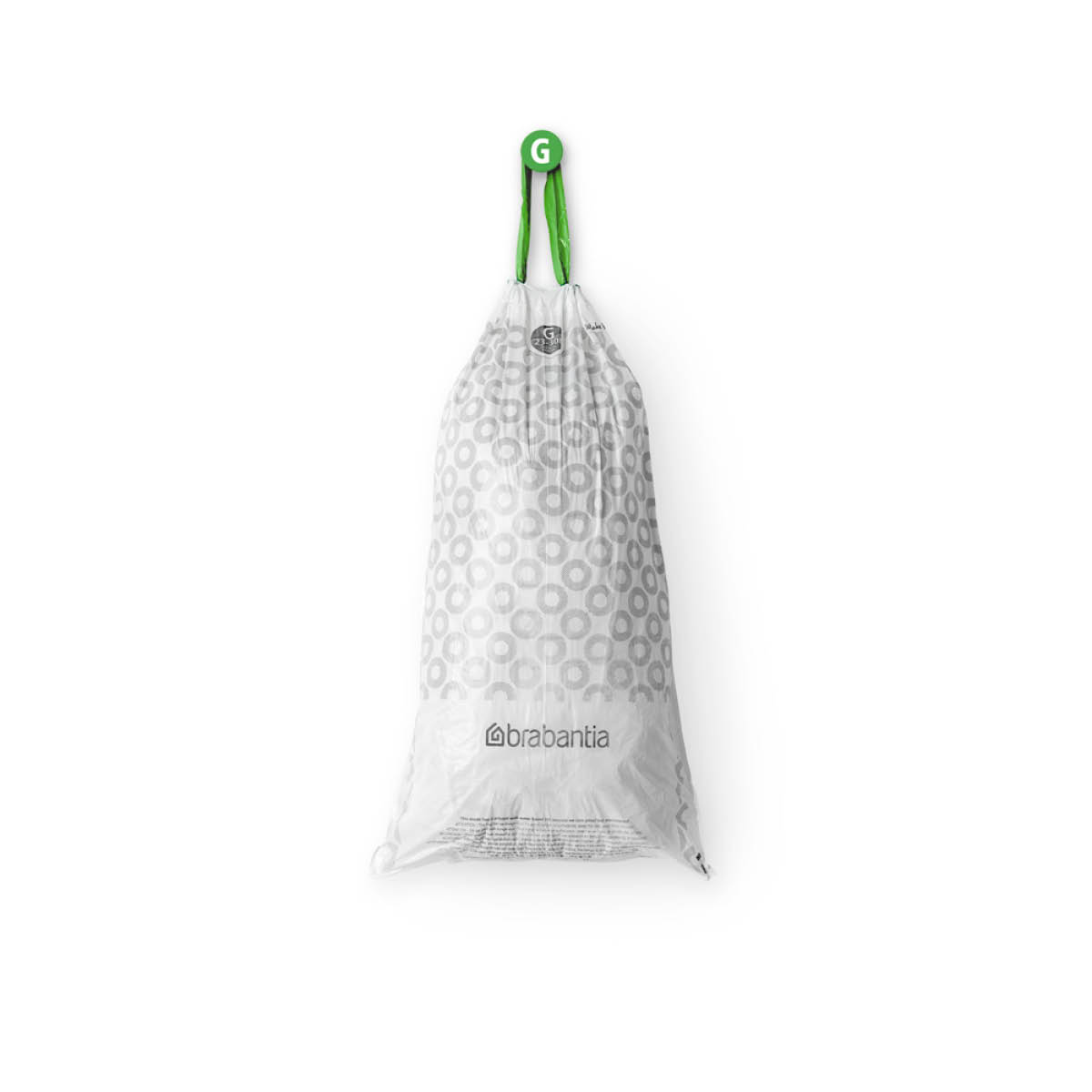 Brabantia PerfectFit avfallspåsar 23-30 L 120-pack Kod G vit