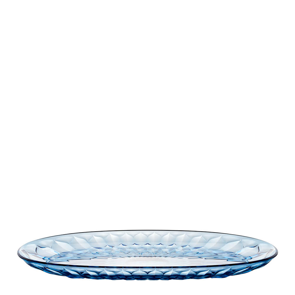 Guzzini Vanity serveringsfat ovalt 45 cm bioplast sky blue