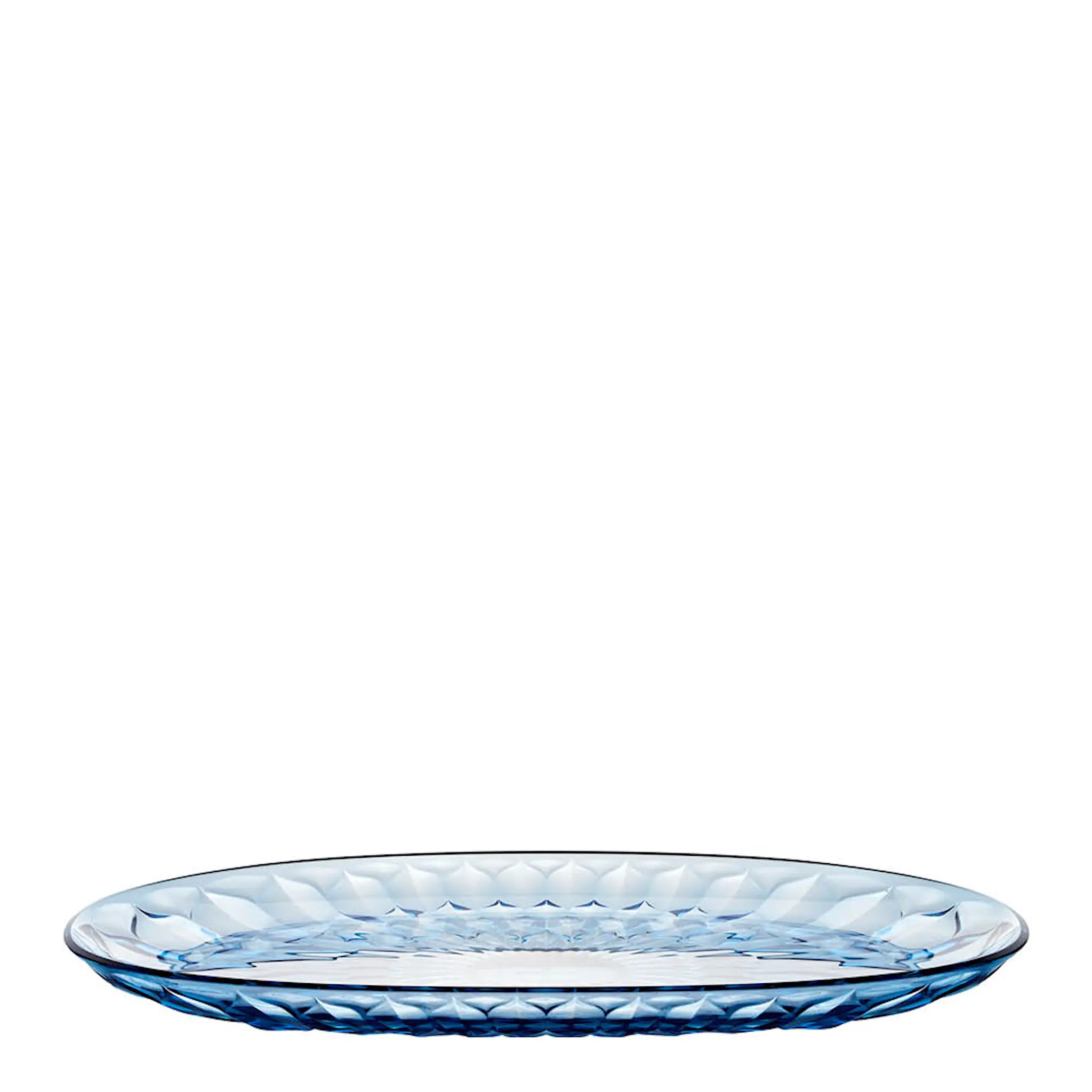 Guzzini Vanity serveringsfat ovalt 45 cm bioplast sky blue