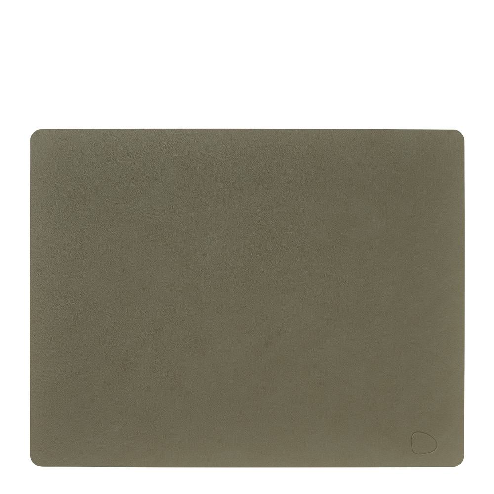 LIND DNA Nupo Square Tablett 35x45 cm Militärgrön