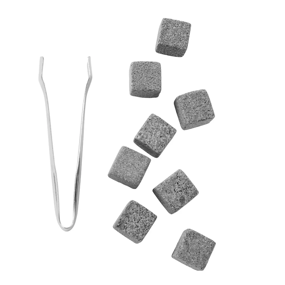 Drink Collection whiskysteiner m/tang 8 stk granit