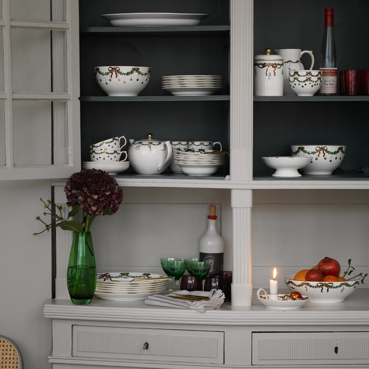 Royal Copenhagen Star Fluted Christmas Skål 1,8 L