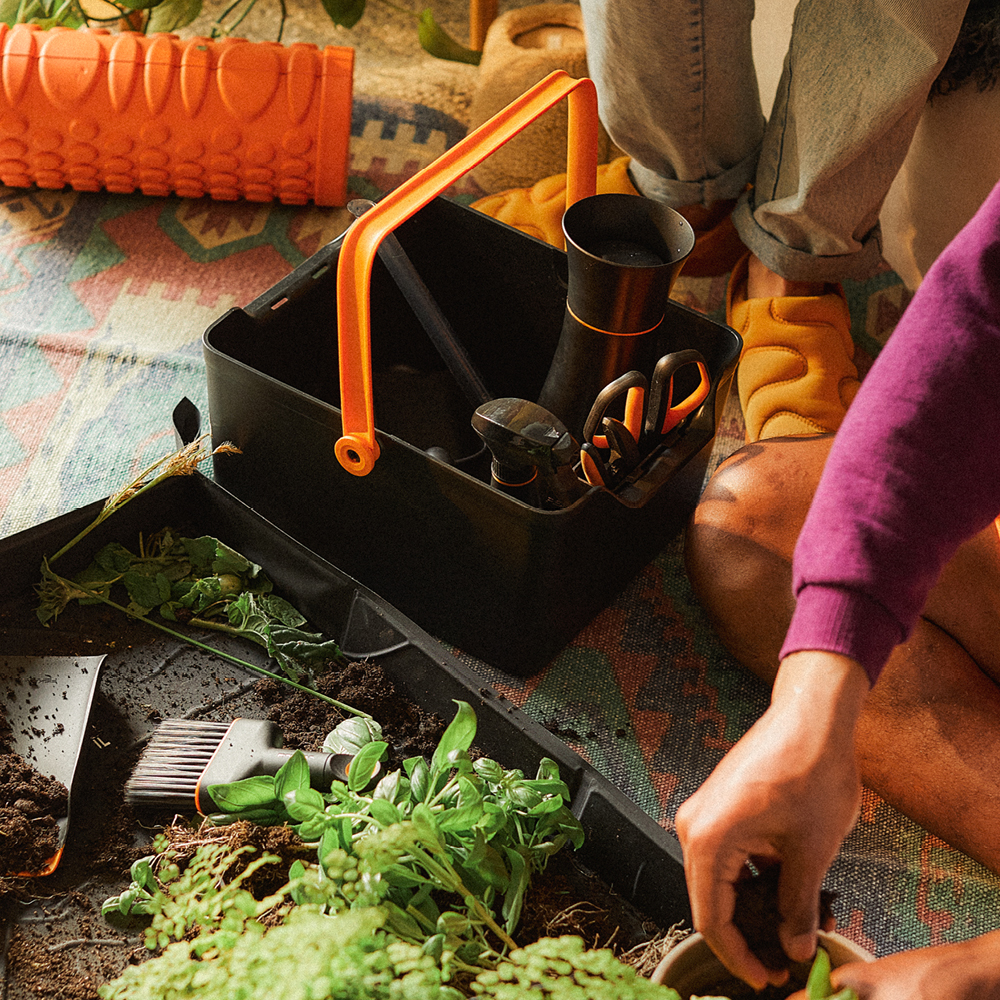 Fiskars Verktygslåda 35,3x31,1x17,3 cm svart