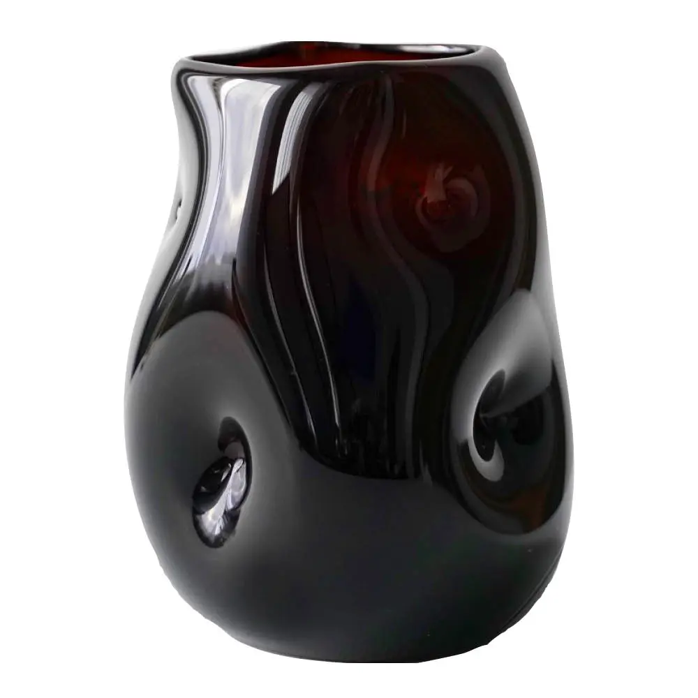 After Rain vase 20 cm brun