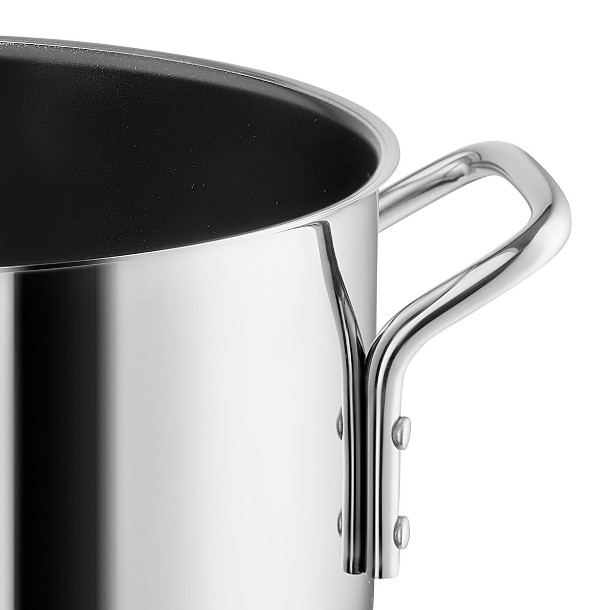 Eva Trio Stainless Steel gryta 2,2 L keramisk Slip-Let® beläggning