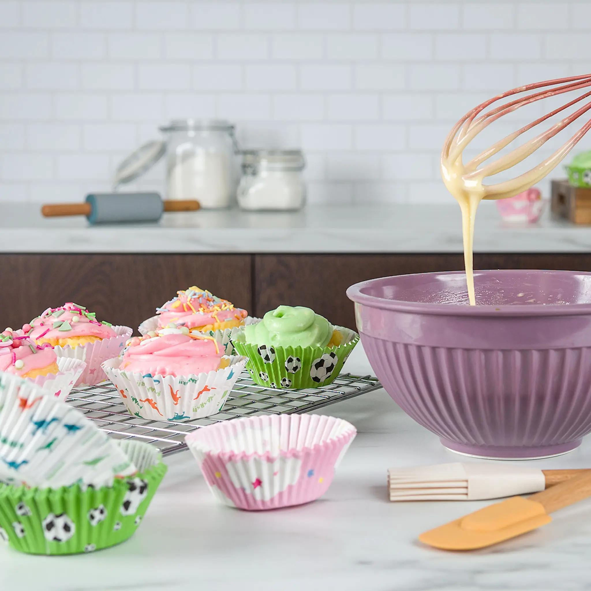 Modern House Chic kids muffinsform 40-pack fotboll