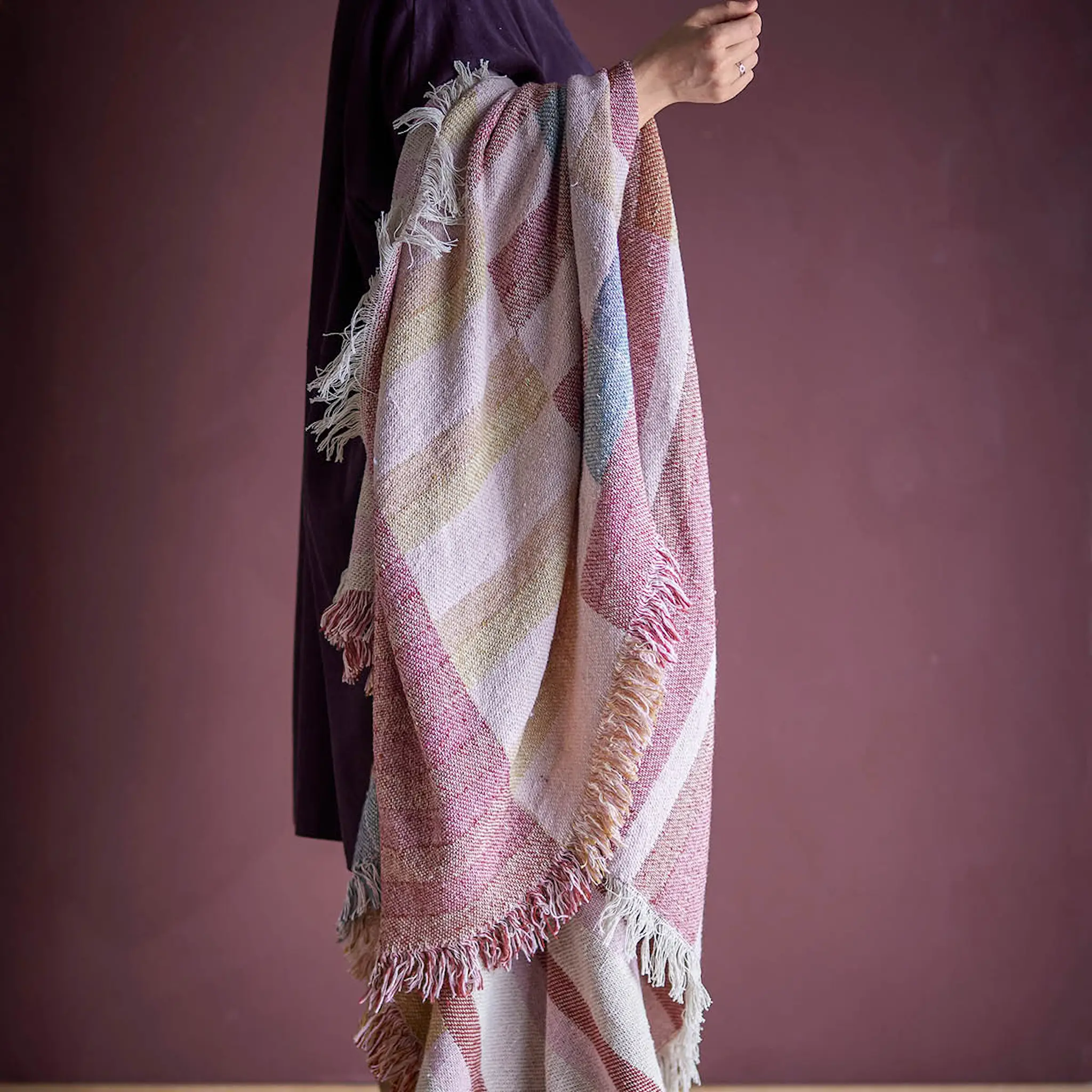 Bloomingville Viltti Lane 160x130 cm ruskea