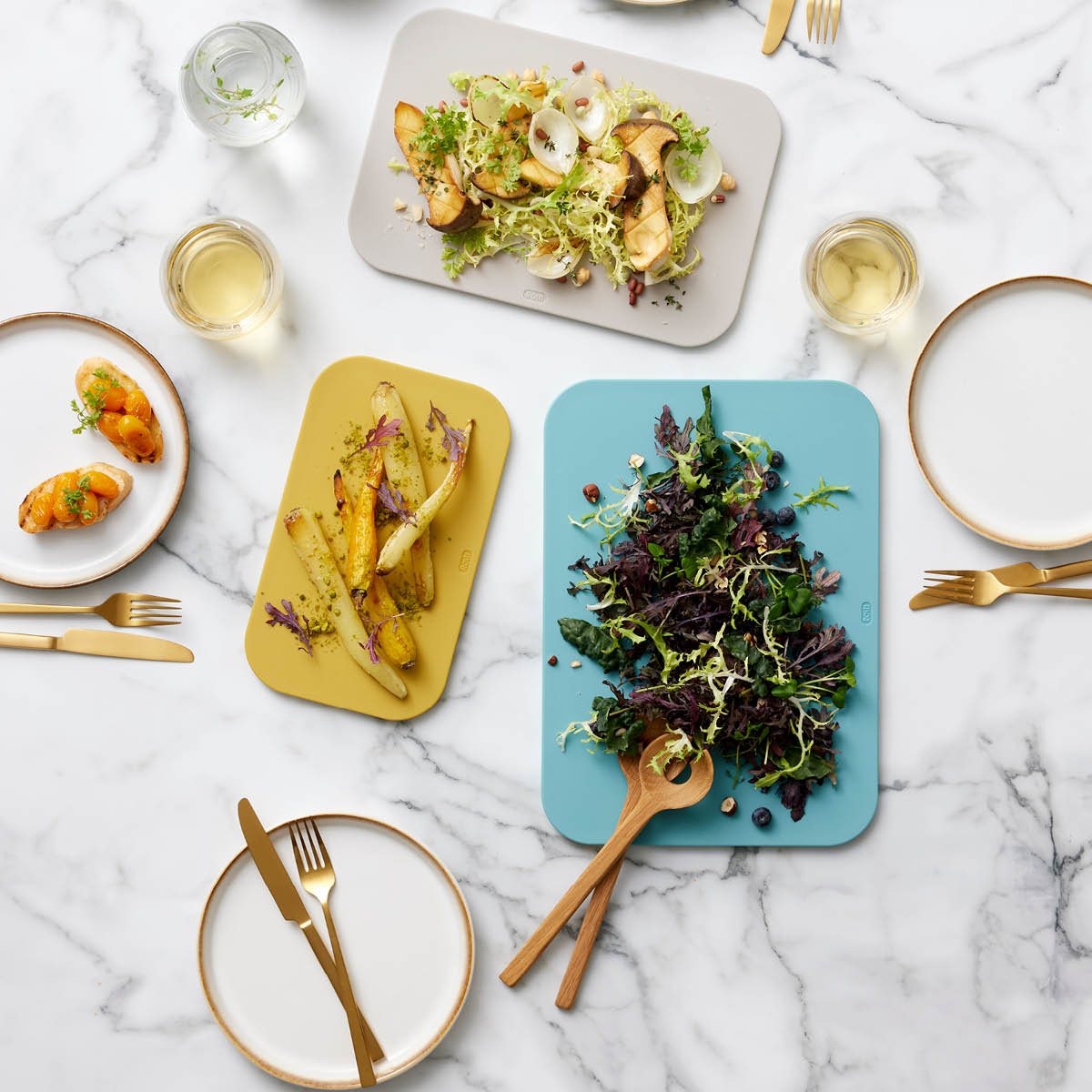 Rosti Choptima skärbräda 3-pack ocean