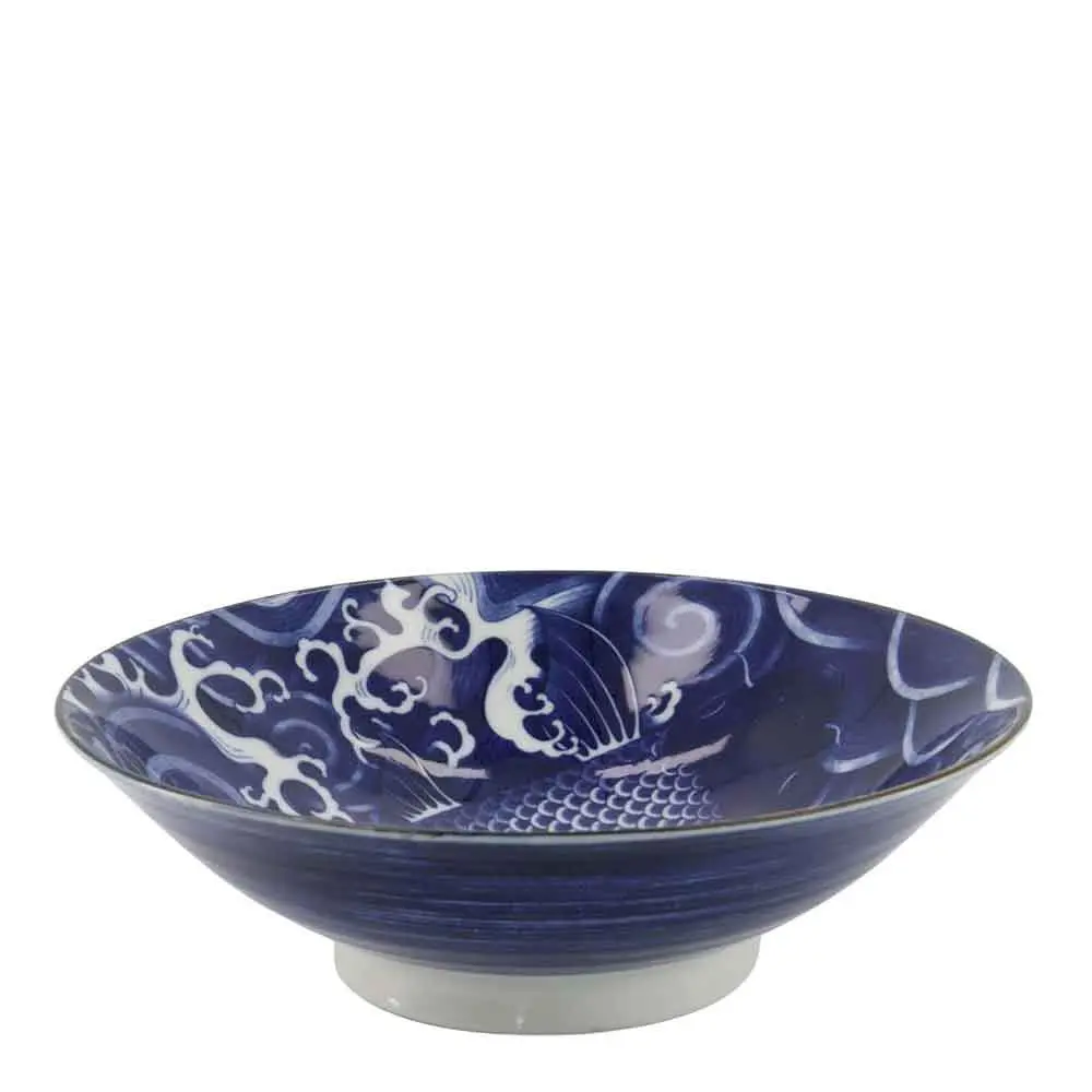 Japonism Carp Menbachi Kulho 25,2 cm