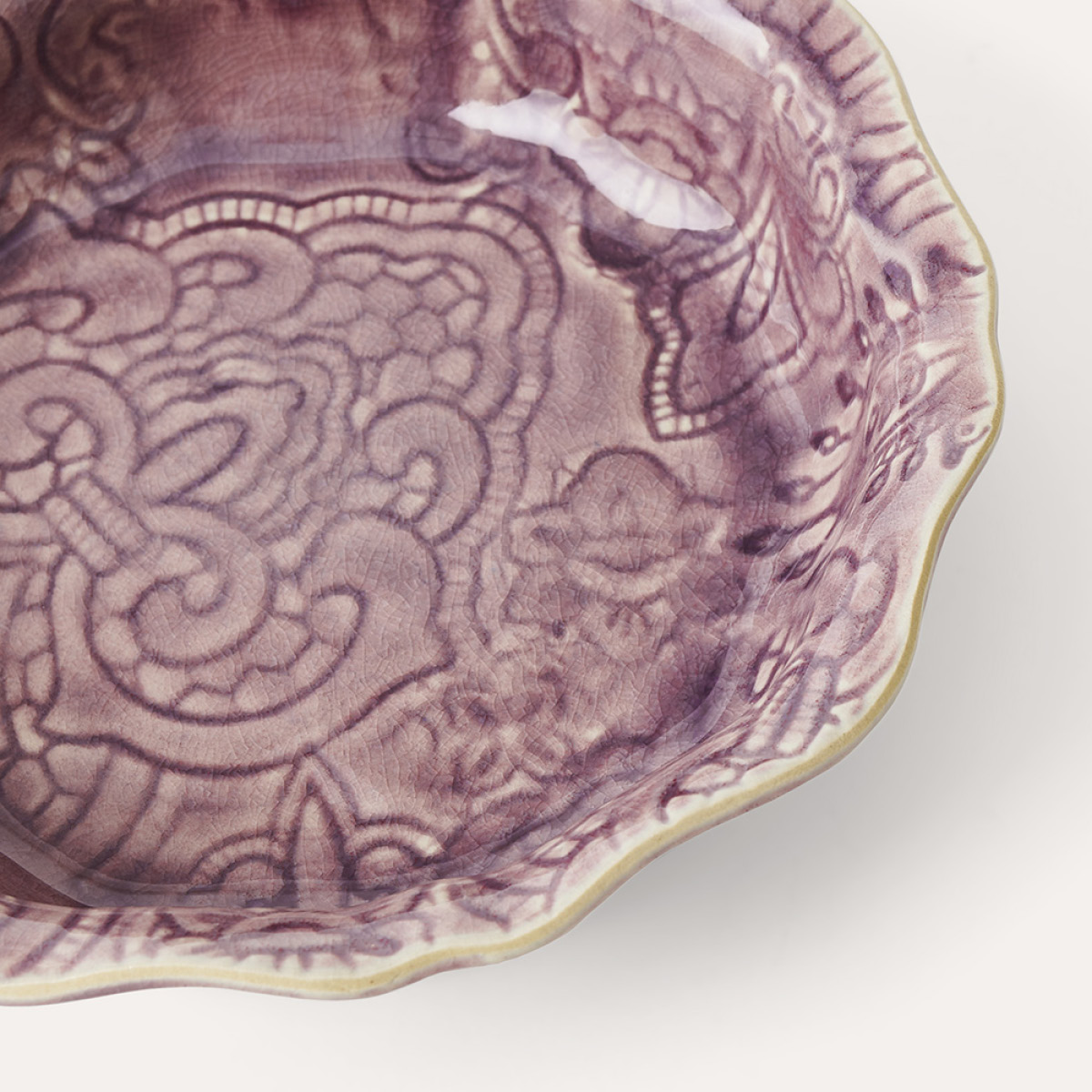 Sthål Arabesque skål 17 cm lavender