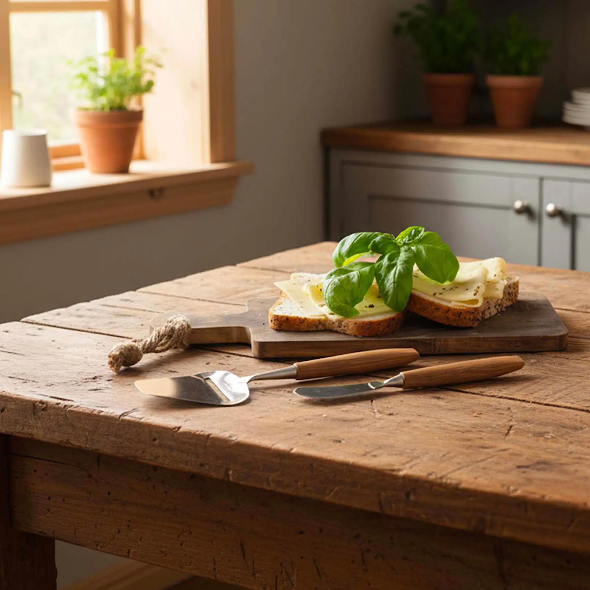 Bjørklund Eik smörkniv 18 cm stål/ek