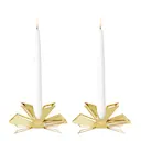 Jul 2025 ljusstake för kronljus 2-pack guld